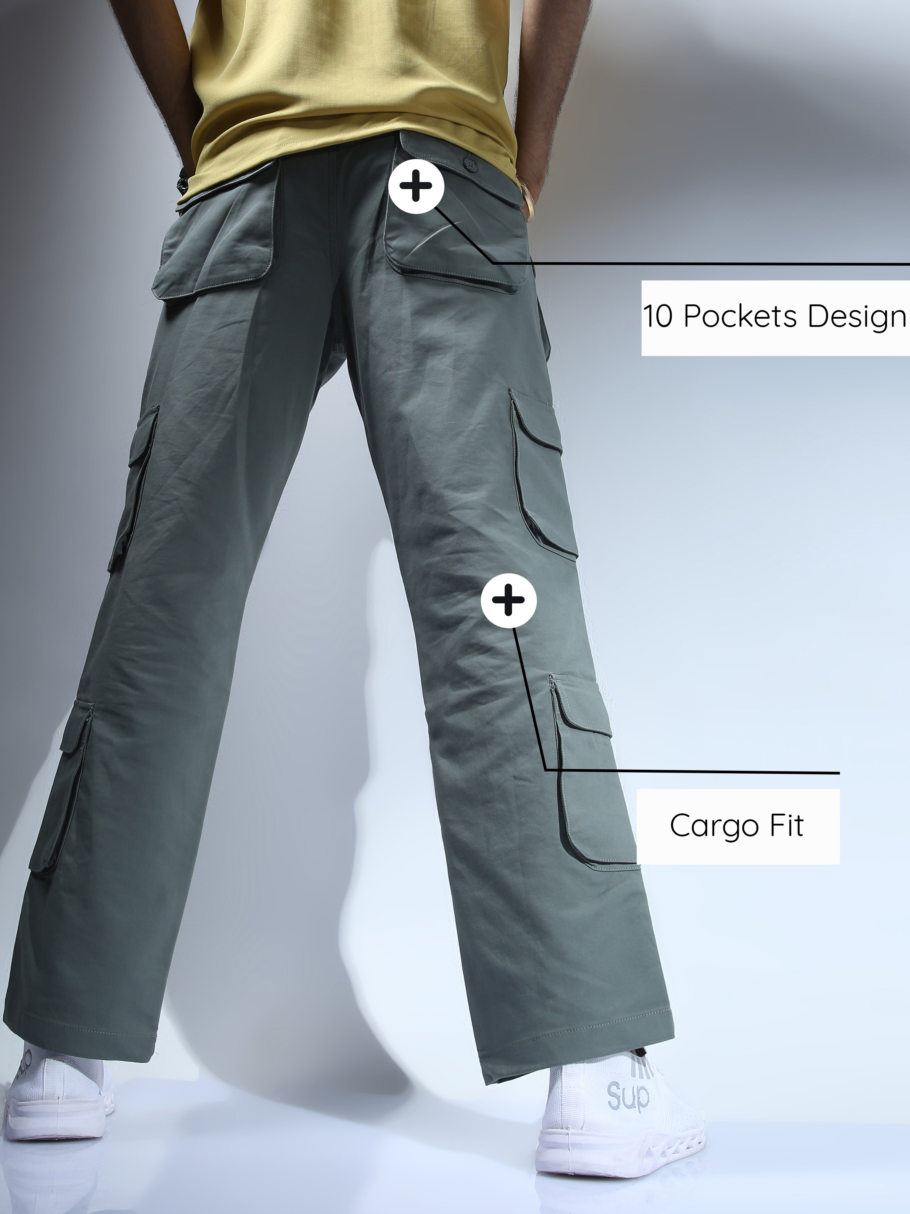 Classic Design Multi Flap Pockets Cargo Pants Men's Loose - Temu Philippines